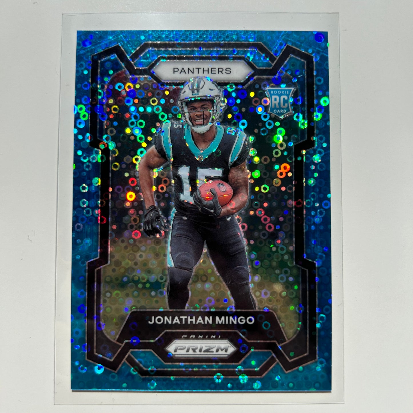 2023 Prizm NFL Jonathan Mingo RC No Huddle Blue 20/95
