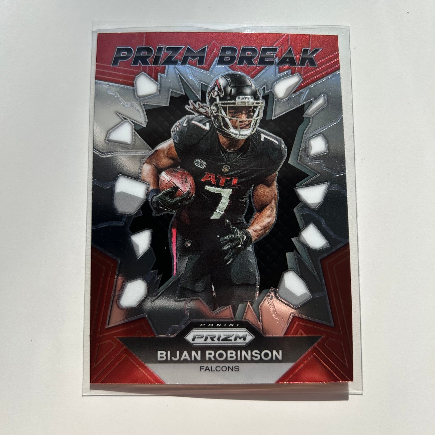 2023 Panini Prizm Bijan Robinson #PB-8 Prizm Break Rookie RC Atlanta Falcons
