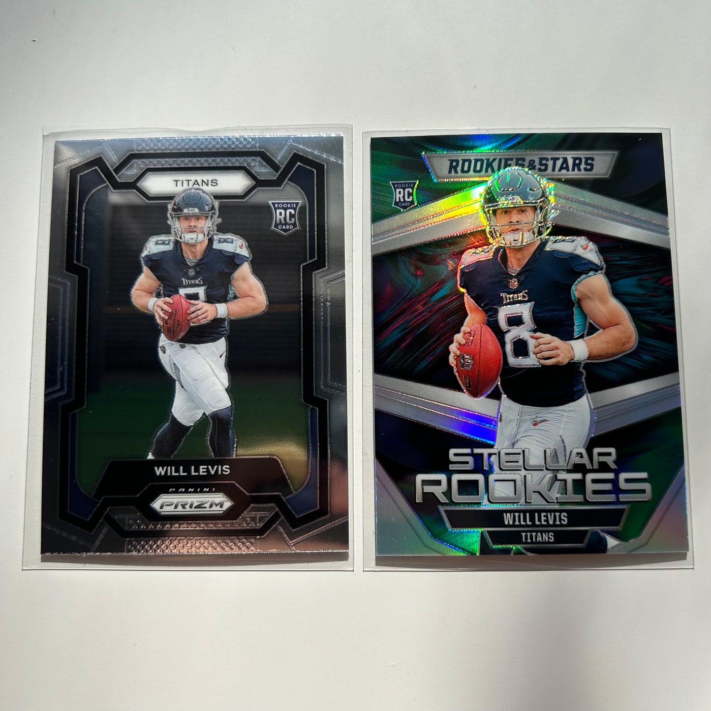WILL LEVIS LOT - STELLAR ROOKIES + PRIZM BASE