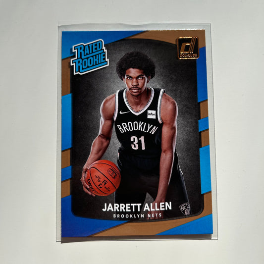 Panini Donruss 2017-18 Jarrett Allen RATED ROOKIE RC Brooklyn Nets
