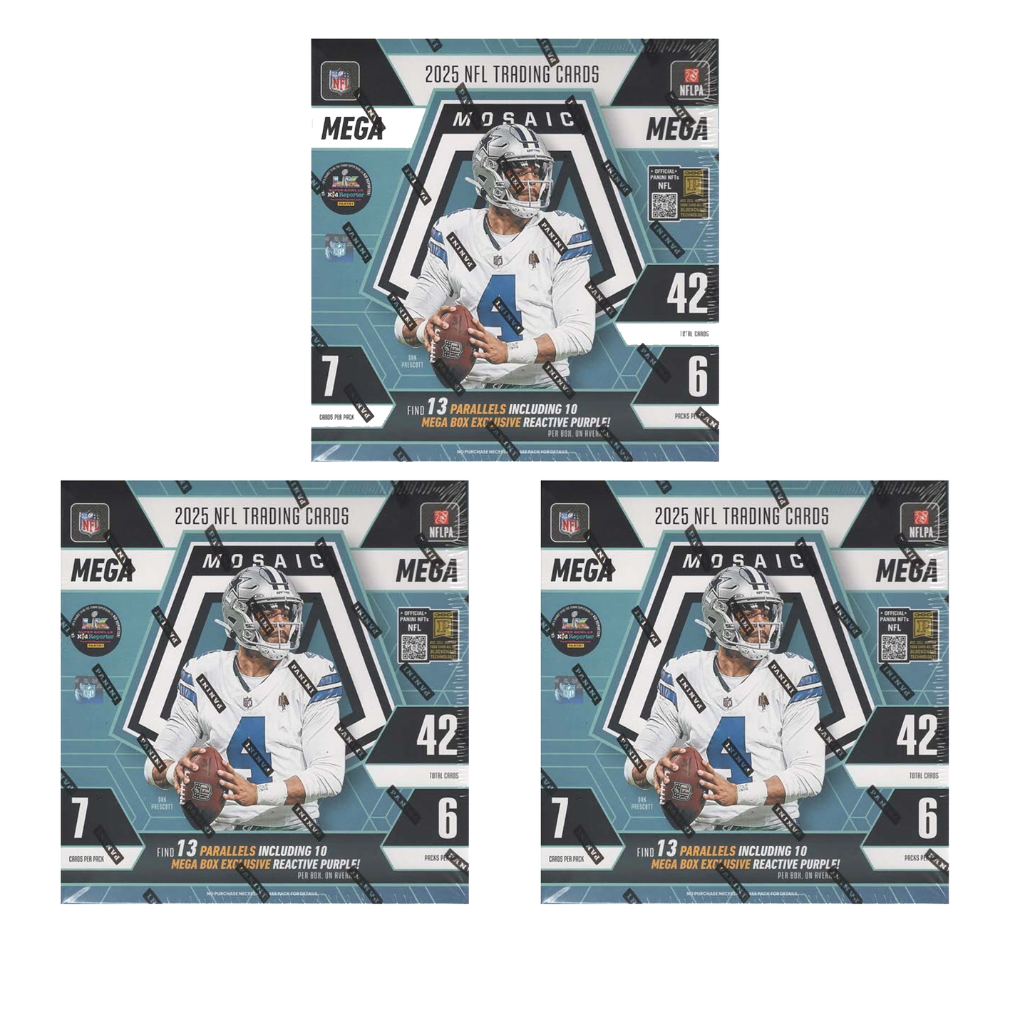 (3x) 2025 Mosaic Mega Box Break!